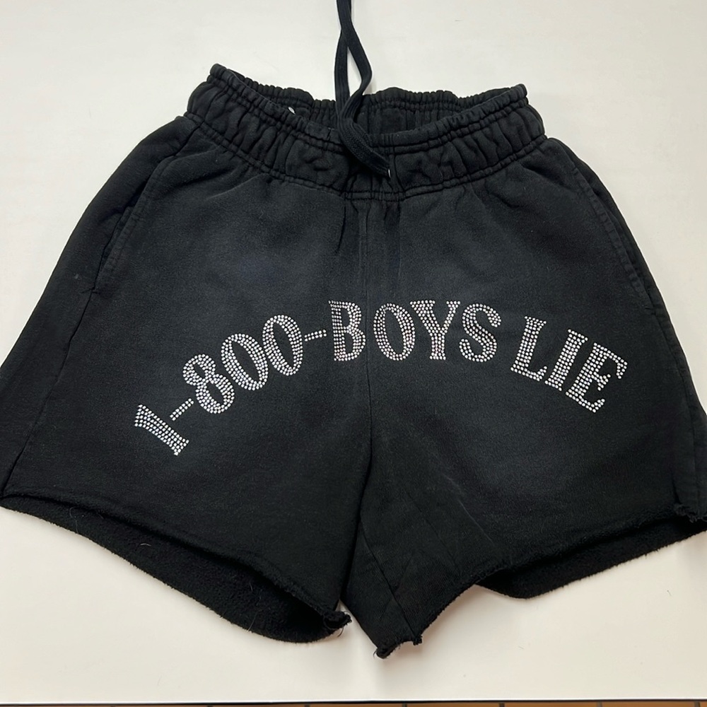 1-800 Boys Lie Bedazzled Shorts